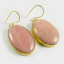 Pink Opal Earring