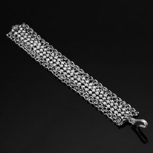 SIlver Color Oxidised Bracelets