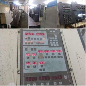 Mitsubishi 3f-5 five colour offset printing machine