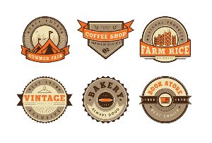 logo badges