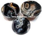 Solomon Agate Gemstone Bowls