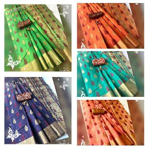 TK-TILAK Dhupion Silk Saree