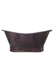 Copper Bathtub Full Antique with Handle