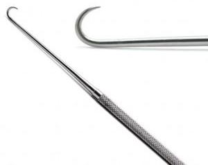 Stainless Steel Surgical Single Skin Hook