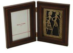 Photo Frame (Dhokra Brass Craft Mounted)