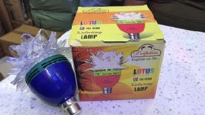 Led Lotus Rotating Bulb
