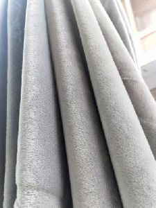 Grey Velboa Fur Fabric