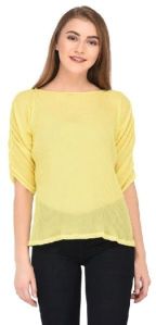 Yellow Simple PatternTop