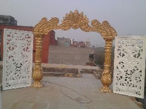 Peacock Style Wedding Entrance Decoration Gate