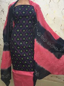 Bandhani work Dress Material