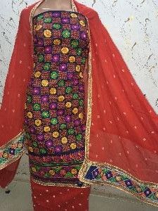 Gamthi Work Dress Material