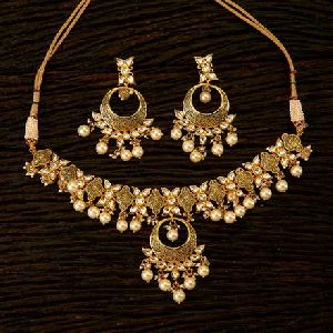 Kundan Choker Necklace With Gold Plating