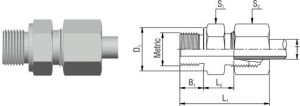 STRAIGHT MALE STUD FITTINGS - GEM