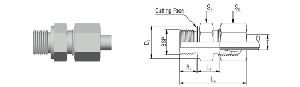 STRAIGHT MALE STUD FITTINGS - GER