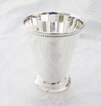 Brass Mint Julep Cup Silver Plated