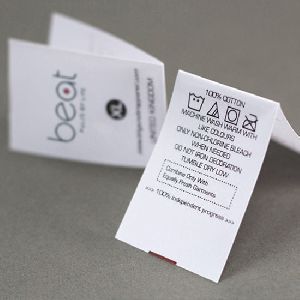 satin taffeta labels