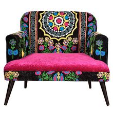 Embroidery Living Room Sofa