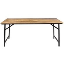 Wood Metal Coffee Table