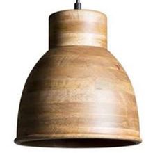 Wooden Look Iron Candle Lantern