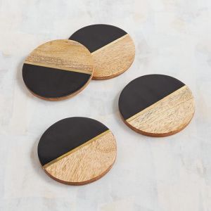 Round Wood Coasters