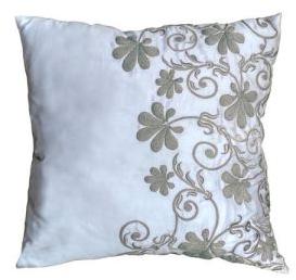 embroidery cushion cover