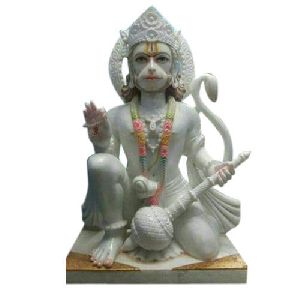 Marble Hanuman Ashirwad Statue