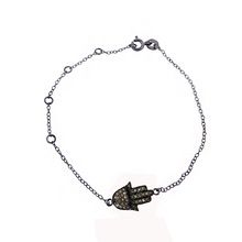 Pave Diamond Chain Handmade Bracelet