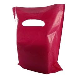 Plain D Cut Plastic Bags