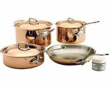brass handle Copper frying pan