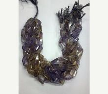 Natural Ametrine Nugget Gemstone Necklace