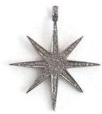 Pave Diamond Spike Pendant Spike Charm