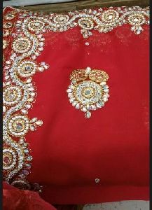 stone work sarees