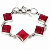 Sterling Silver Ruby Jewellery