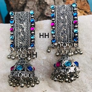 Afghan Designer Long Earrings