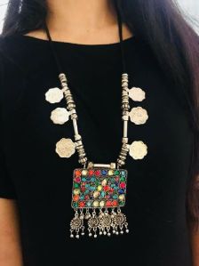 Multicolored Nepali Necklace