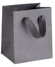 Grey Colored Paper Bags