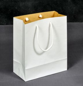 White Top Uncoated Paper Bags