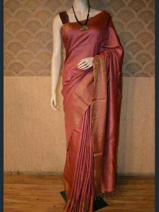 Tussar munga silk Saree