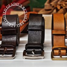 Brown Handmade Smooth Leather belts