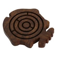 Wooden Fish Game Toys Labyrinth Balls