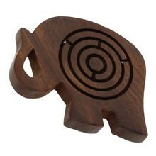 Wooden Game Labyrinth Puzzle Balls
