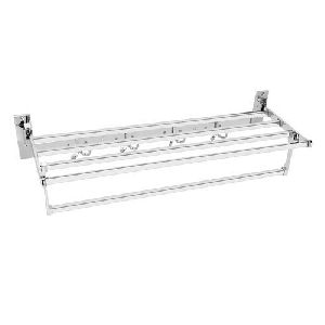 Stainless Steel Designer Towel Rack