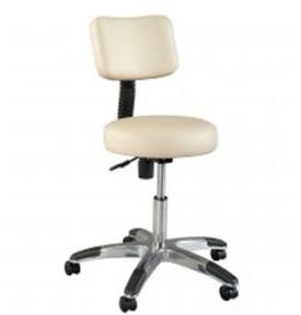 Therapist Stool with Backrest