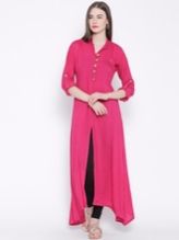 kurta with golden button