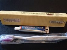 Hotel Travel Dental Kit Aquawhite