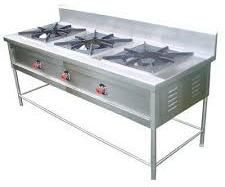 Three Burner Commercial Gas Range