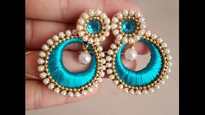 SILK THREAD EARRINGS