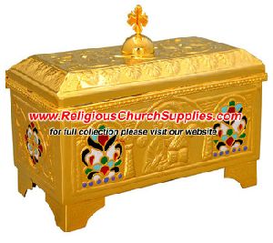 Brass Holy Bread Boxes
