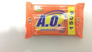 A.O. White Laundry Cake Small (150gm)