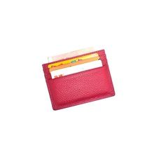 Leather rfid wallet credit card holder